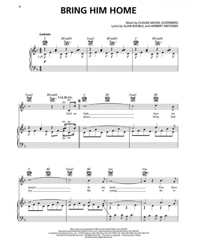 Piano Play-Along Volume 24 - Les Misérables