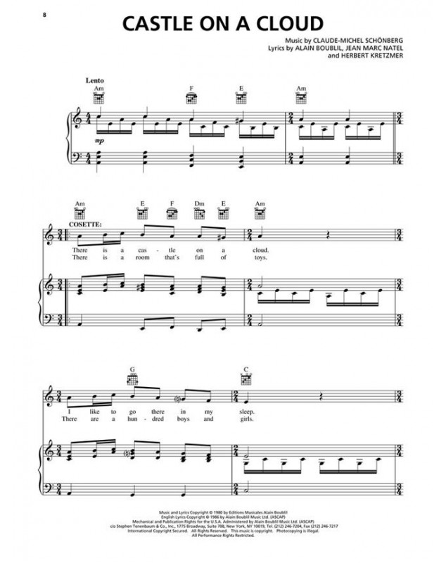 Piano Play-Along Volume 24 - Les Misérables