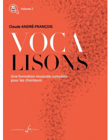 Claude-Andre Francois - Vocalisons Vol. 2 - éditions Gérard Billaudot - 9790043099864 - GB9986