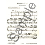 Albeniz : Dix Pieces (10) pour Piano - éditions Alphonse Leduc