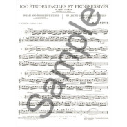 Moyse Marcel : 100 Etudes Faciles et Progressives Vol. 1 d'après Cramer - éditions Alphonse Leduc