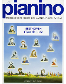 L. van Beethoven : Clair de lune - Pianino 40