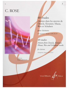 Cyrille Rose : 40 Etudes Vol. 1
