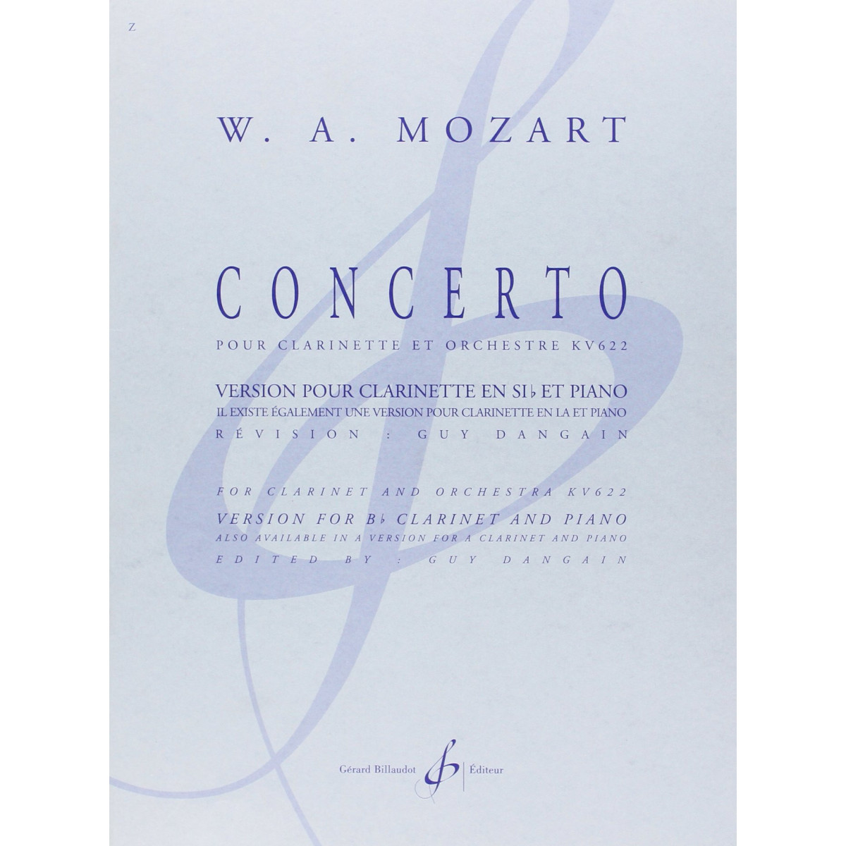 Mozart : Concerto KV622 - Clarinette sib