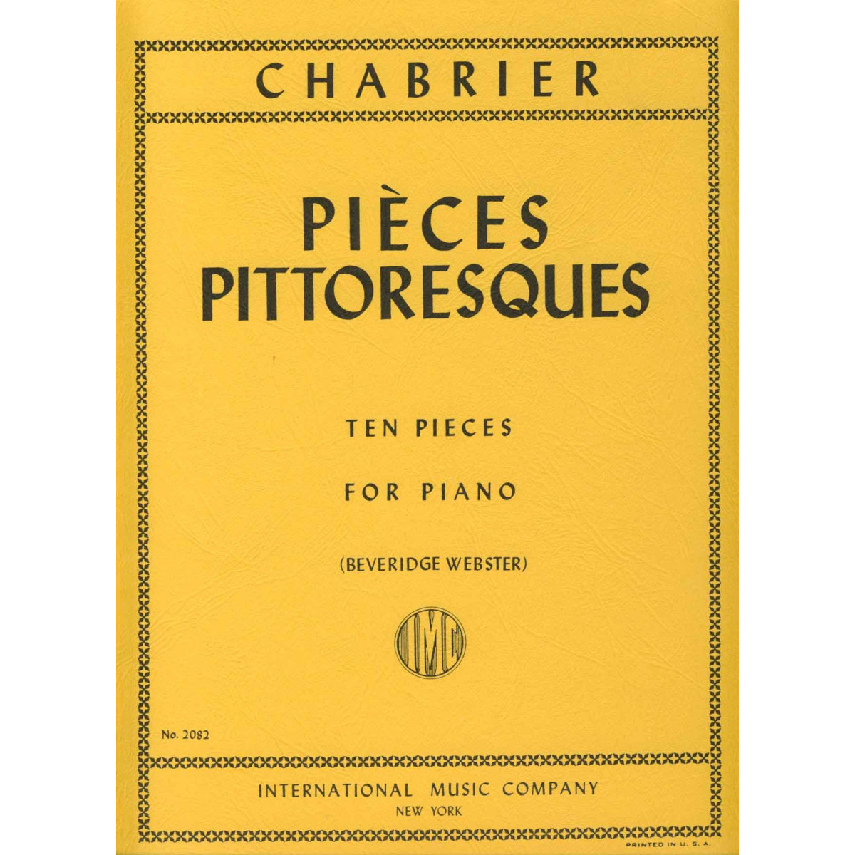 Pièces Pittoresques