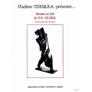 Frantisek Xaver Dusek : Sonate en sol majeur - Guitare