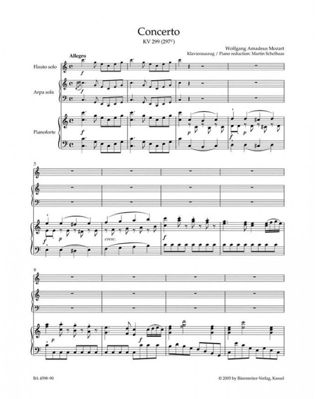 Concerto en Do Majeur K. 299 (297c)