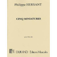 Cinq Miniatures, Pour Flute Alto