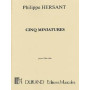 Cinq Miniatures, Pour Flute Alto