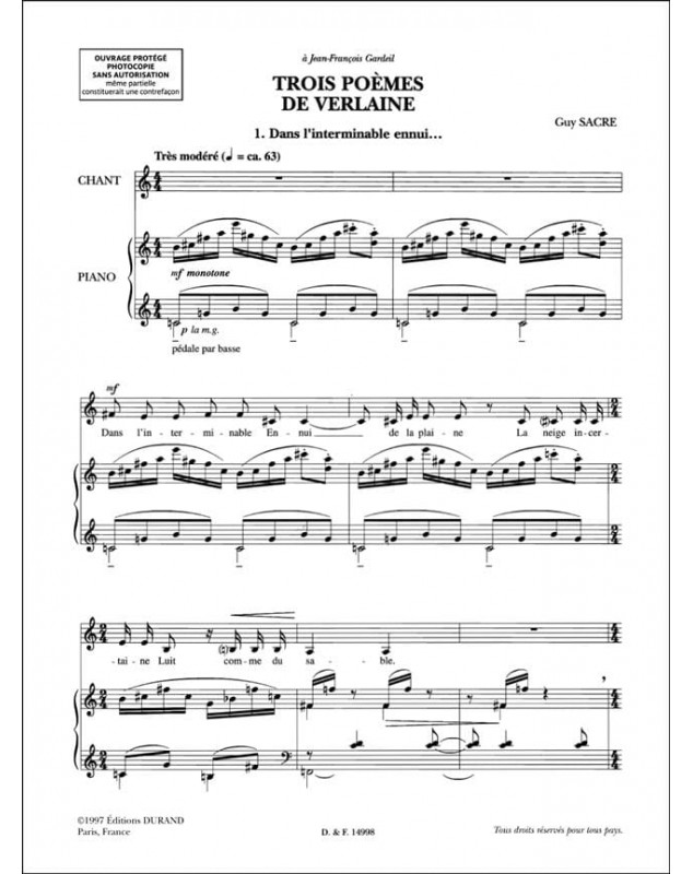 Cinq Miniatures, Pour Flute Alto