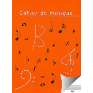 Cahier de musique 8 portées et pages d'écriture Seyes