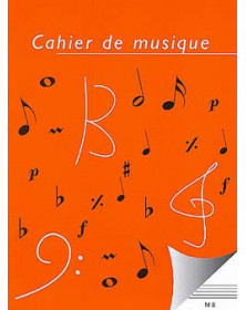 Cahier de musique 8 portées et pages d'écriture Seyes