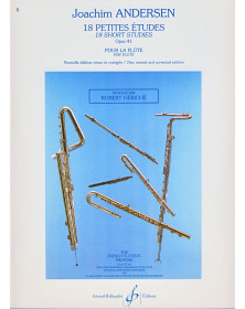 Joachim Andersen : 18 Petites Etudes Opus 41
