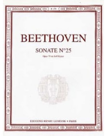 Beethoven : Sonate n°25 en...