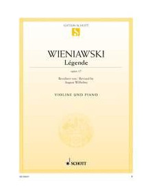Wieniawski : Légende Opus 17