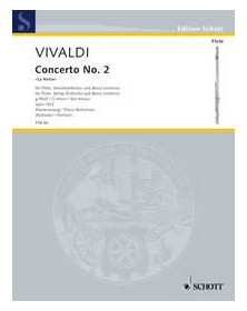 Vivaldi : Concerto en sol min. - F. 6 n° 13 La Notte - Flûte/Piano