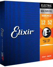 Cordes De Guitare Electrique Elixir - Jeux - Heavy 12-16-24-32-42-52