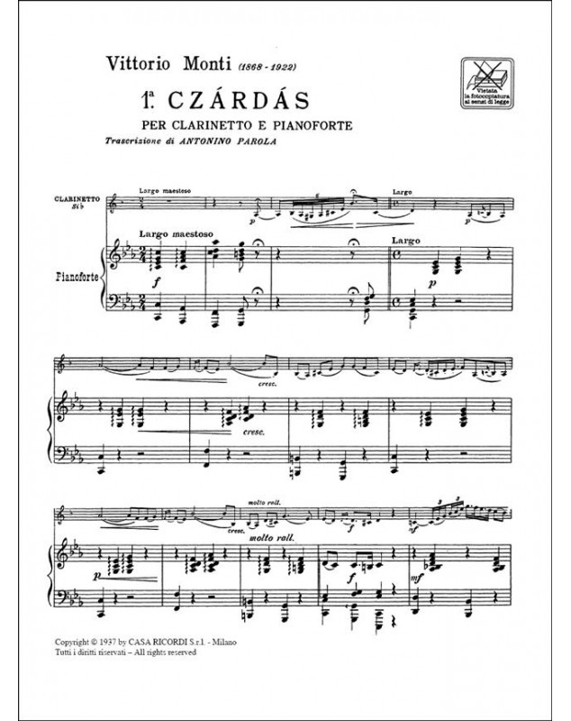 Monti : 1ère Czardas