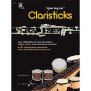 Claristicks - Partitions pour Clarinette - Sylvie Reynaert - Gérard Billaudot