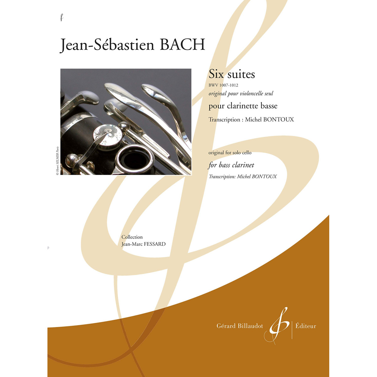 J.S Bach : Six Suites BWV 1007-1012 - Clarinette Basse - Billaudot