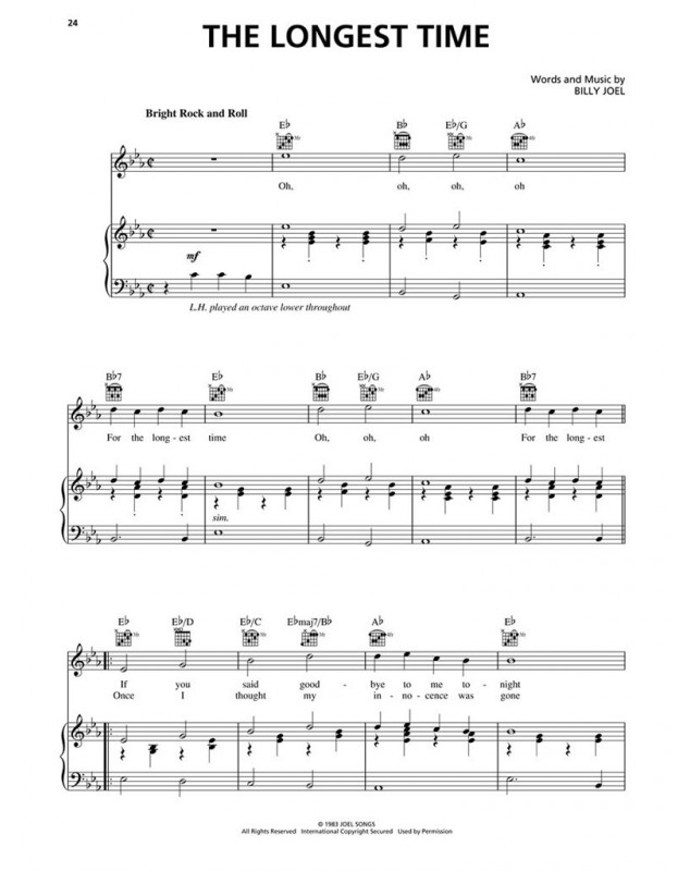 Billy Joel Hits - Piano Play-Along Vol. 62