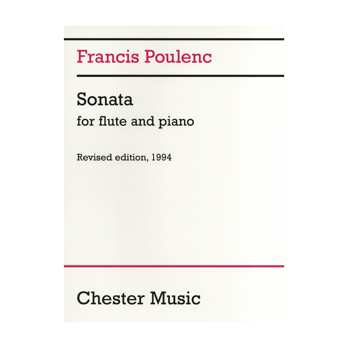 Francis Poulenc : Sonate pour Flûte et Piano