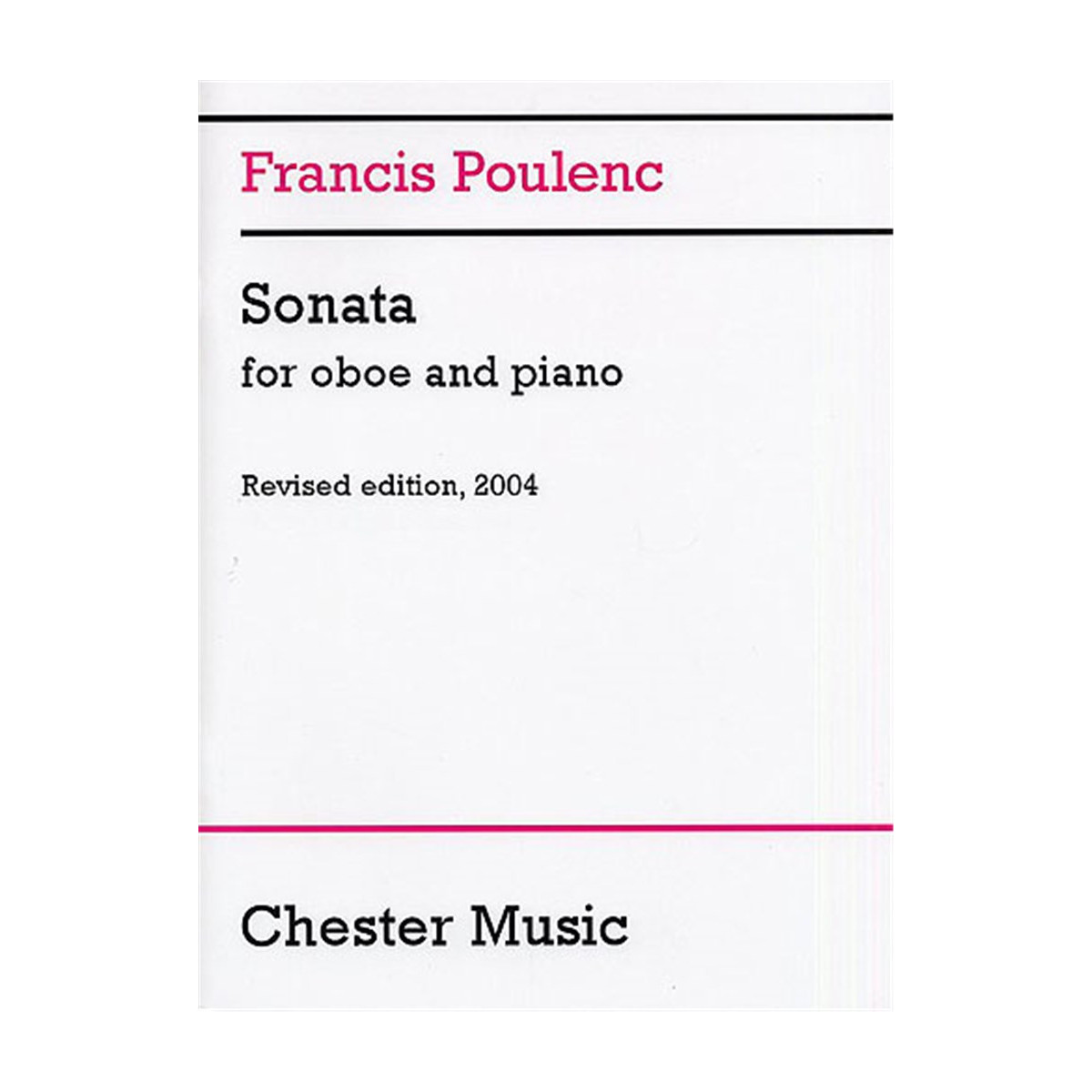 Francis Poulenc : Sonate pour Hautbois et Piano