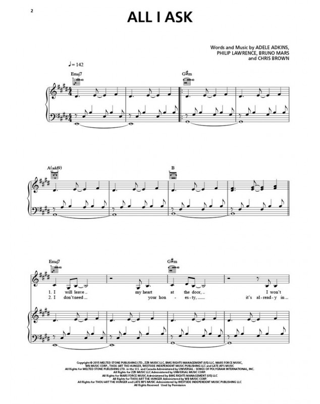 Adele - 25 Piano Play Along