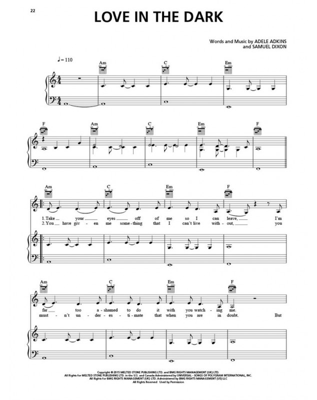 Adele - 25 Piano Play Along