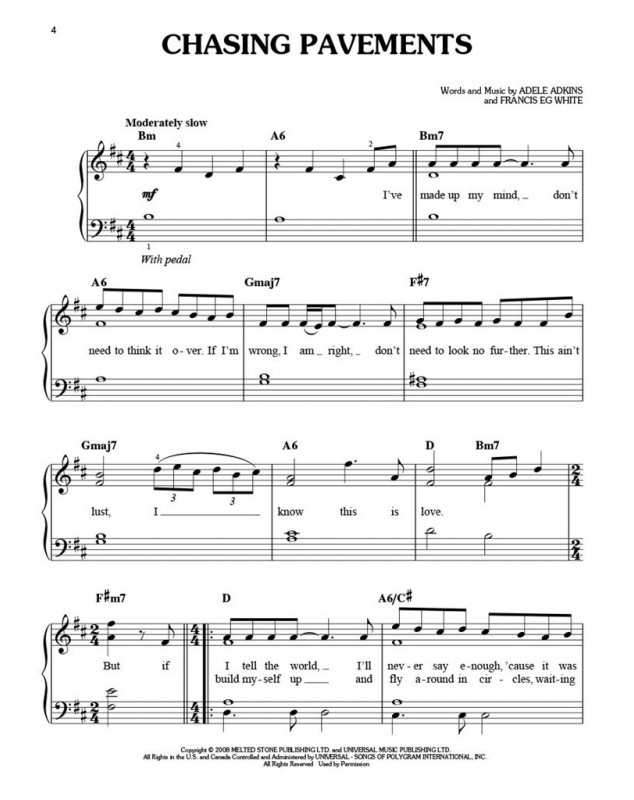 Adele - Easy Piano Play Along