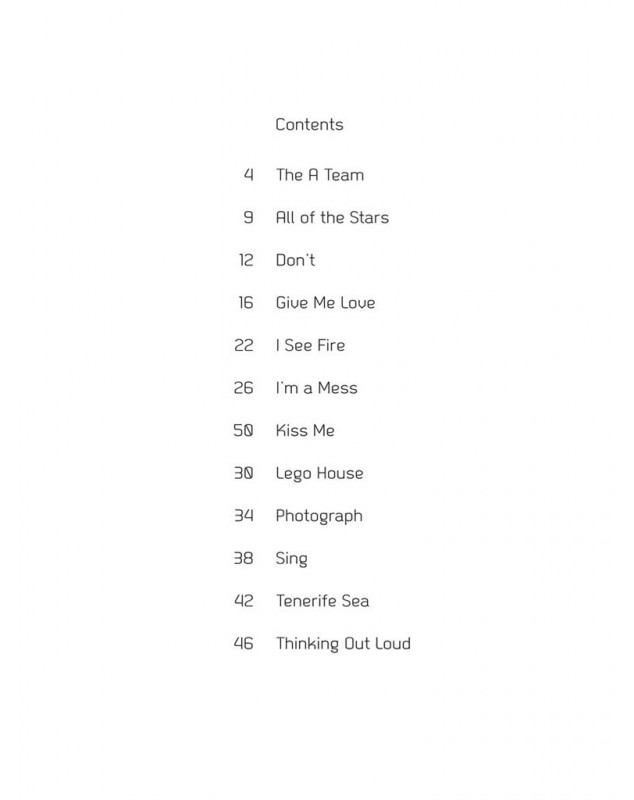 Ed Sheeran for Easy Guitar (Notes & Tab)