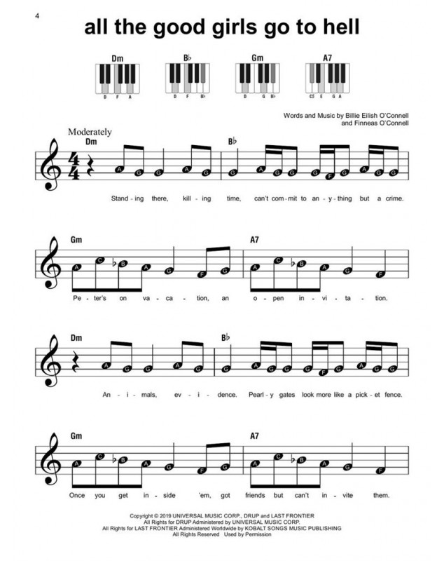Billie Eilish - Super Easy Songbook