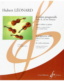 H. Leonard : 6 Solos Progressifs Opus 62 A En Mi Mineur
