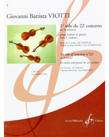 G.B. Viotti : 1er Solo du Concerto n° 22 En La Mineur
