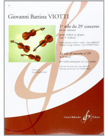 G.B. Viotto : 1er Solo du Concerto n° 29 en mi mineur