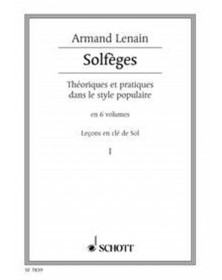 Armand Lenain : Solfèges Théorique et pratique Vol. 1