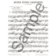 Klosé : 15 Etudes Chantantes pour Saxophone
