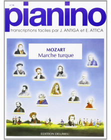 W.A. Mozart : La Marche Turque - Pianino 14