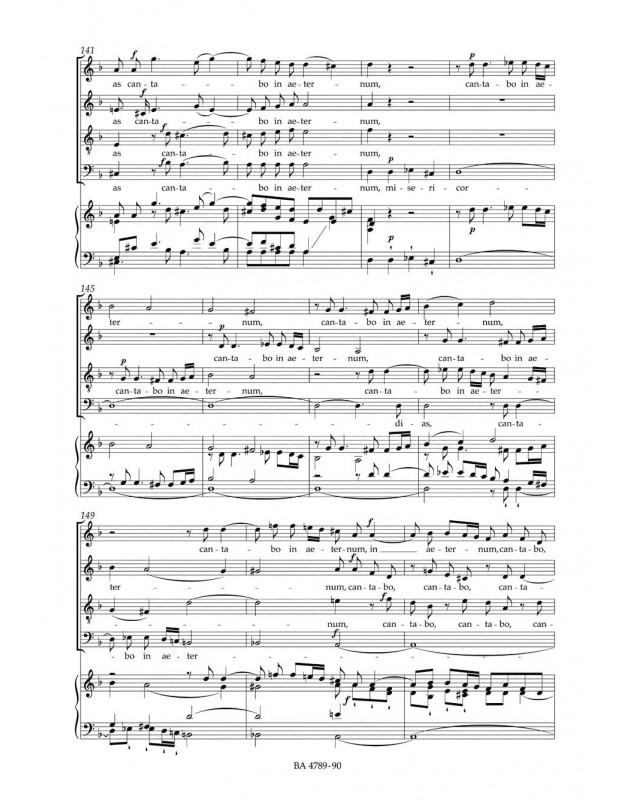 W.A. Mozart : Misericordias Domini K.222 (Chant / Piano)
