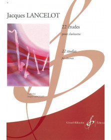 Jacques Lancelot : 22 études pour Clarinette