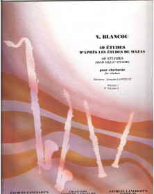 V. Blancou : 40 Etudes D'Apres Mazas Volume 2