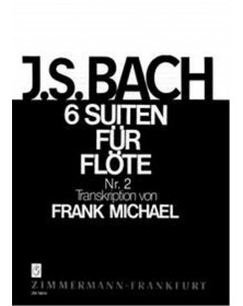 J.S. Bach : Sechs Suiten Für Flöte N°2 en ré mineur BWV 1008