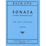 C.P.E. Bach : Conversation Sonata en sol mineur - Flute piano