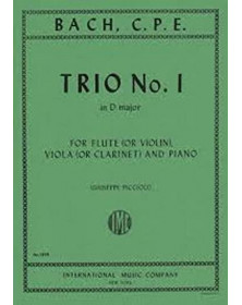 C.P.E. Bach : Trio N°1 en ré majeur