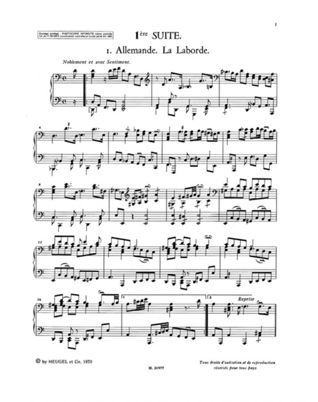 Antoine Forqueray : Pièces De Clavecin (Lp17
