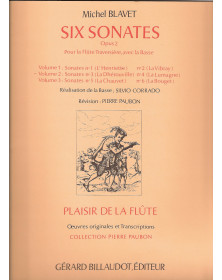 Blavet : Six Sonates Opus 2...