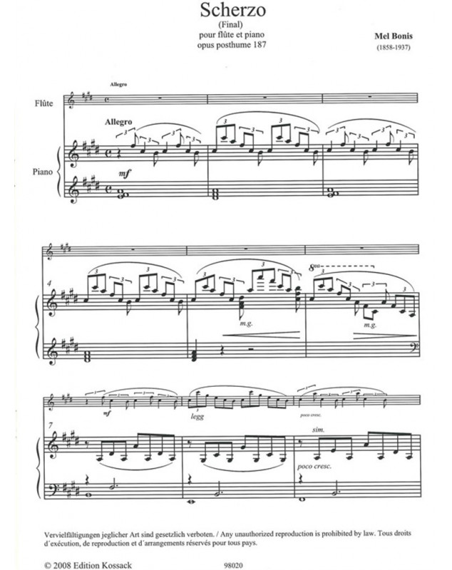 Mel Bonis : Scherzo (Final) op. posth. 187