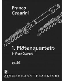 Cesarini : 1. Flötenquartett Op. 26