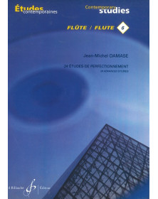 Jean-Michel Damase : 24 études de perfectionnement pour flûte