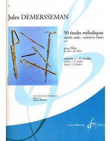 Jules Demersseman : 50 Etudes Melodiques Opus 4 - Volume 1